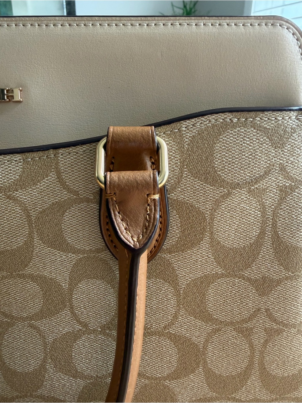 Coach Darcie Carryall Signature Bag - Picture 3 of 8